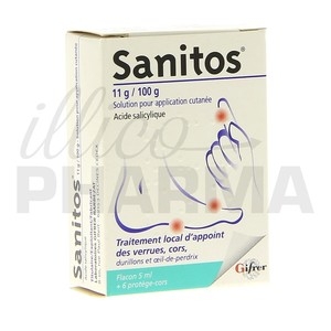 Gifrer Sanitos 11 g/100 g solution pour application locale flacon de 5 ml
