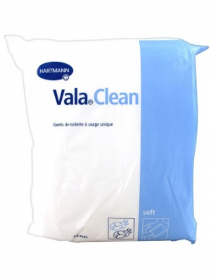 Hartmann Vala Clean Gants de Toilette à Usage Unique - 50 gants