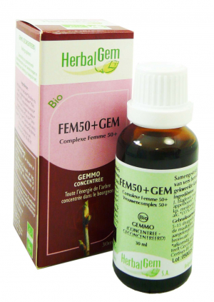 HERBALGEM BIO FEM50+GEM GEMMO CONCENTRE 30ML