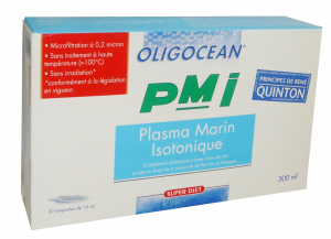 OLIGOCEAN PLASMA MARIN ISOTONIQUE PMI 20 AMPOULES DE 15ML