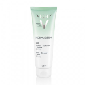 Normaderm 3 en 1 exfoliant + nettoyant + masque - 125 ml