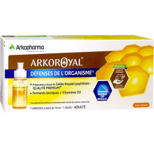 ARKOROYAL DEFENSES DE L'ORGANISME 7 UNIDOSES DE 10ML