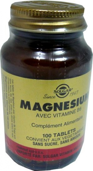 Compément alimentaire magnésium avec vitamine B6 - 100 comprimés