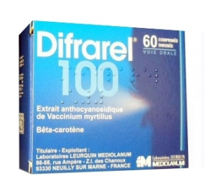 Difrarel 100mg Boite de 60 Comprimés