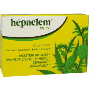 NUTRICLEM HEPACLEM 30 COMPRIMES DIGESTION