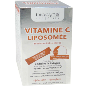 BIOCYTE VITAMINE C LIPOSOMEE AROME CITRON 10 STICKS