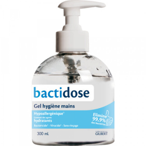 Bactidose Gel Hydroalcoolique 300 mL Non parfumé
