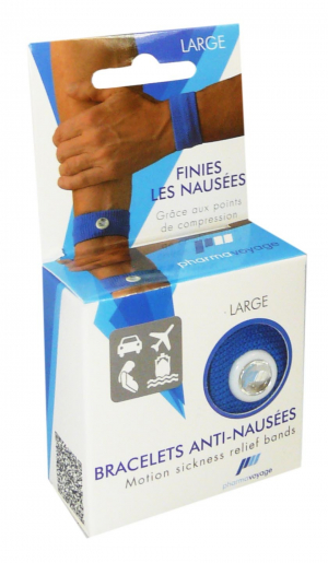 PHARMA VOYAGE BRACELETS ANTI NAUSEES LARGE BLEU