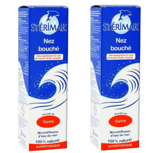 STERIMAR HYPERTONIQUE NEZ BOUCHE SOL NAS 100ML X2