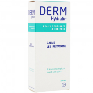 DERM HYDRALIN SOIN PEAUX SENSIBLES ET IRRITEES 200 ML