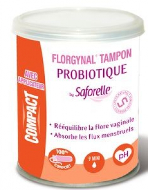 Florgynal Mini avec Applicateur - 9 Tampons