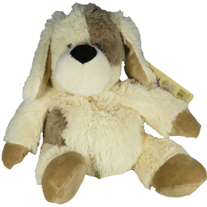 Cozy Peluches Bouillotte - Modèle Chien couleur crème