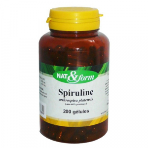 NAT & FORM SPIRULINE 200 GELULES