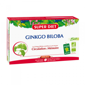 SUPER DIET GINKGO BILOBA BIO CIRCULATION 20 AMPOULES