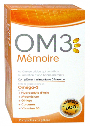 OM3 MEMOIRE 15 CAPSULES+ 15 GELULES