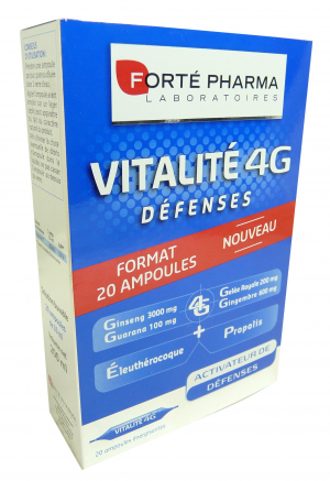 VITALITE 4G DEFENSES AMPOULE BUVABLE 10ML 20