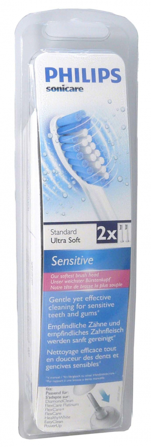 Sonicare Sensitive Têtes de brosse à dents standard - lot de 2 
