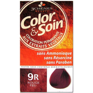 Color & Soin Coloration Permanente Teinte Rouge feu - 9R