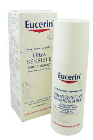 EUCERIN ULTRA SENSIBLE SOIN APAISANT PEAU NORMALE/MIXTE 50ML