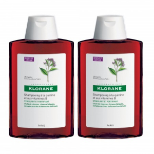 Shampoing à la Quinine et aux vitamines B - Lot de 2 x 400 ml