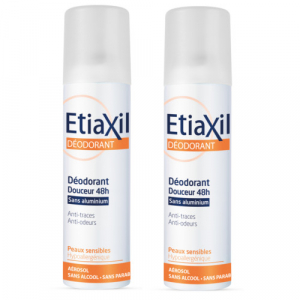 Déodorant douceur 48h aérosol - Lot de 2 x 150 ml