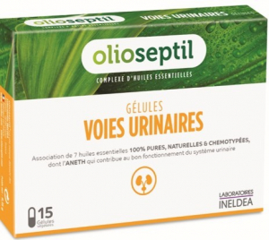 INELDEA OLIOSEPTIL VOIES URINAIRES 15 GELULES