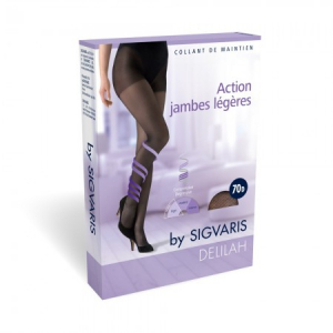 Delilah - Collants de maintient 70D - Noir Taille 2