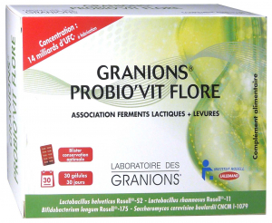 Granions Probio'Vit Flore - 30 Gélules 