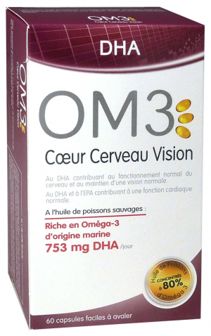 OM 3 COEUR CERVEAU VISION 60 CAPSULES