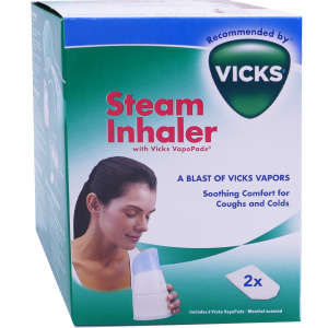 VICKS STEAM INHALER A VAPEUR + 2X TABLETTES VAPOPADS