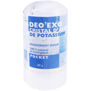 DEO'EXO CRISTAL D'ALUN DE POTASSIUM  DEODORANT DOUX 60G