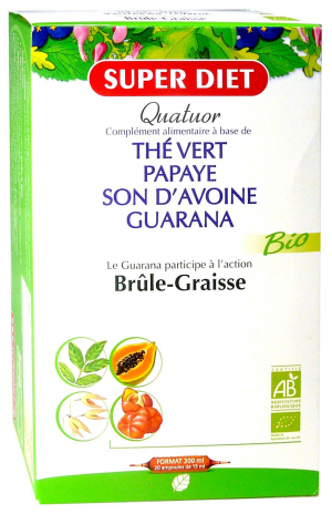 SUPER DIET QUATUOR BRULE GRAISSE 20 AMPOULES