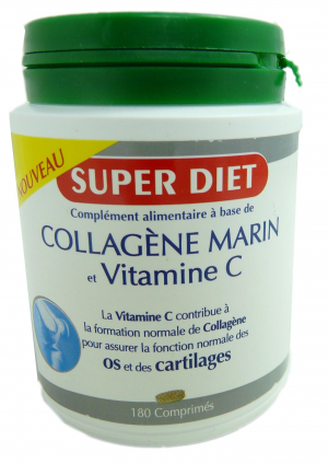 SUPER DIET COLLAGENE MARIN & VITAMINE C 180 COMPRIMES