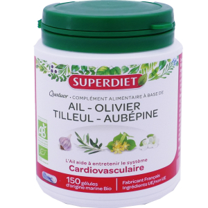 SUPERDIET CARDIOVASCULAIRE 150 GELULES BIO
