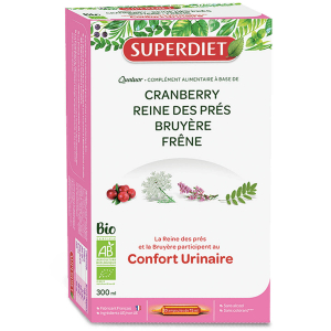 SUPERDIET CONFORT URINAIRE 20 AMPOULES 15 ML BIO