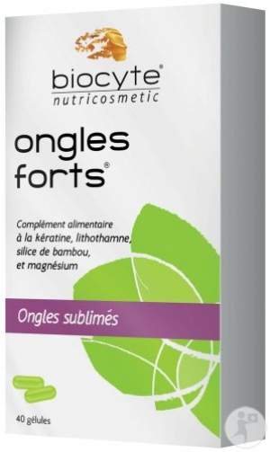 BIOCYTE ONGLES FORTS  40 GELULES