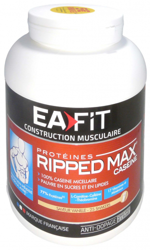 EAFIT RIPPED MAX CASEINE SAVEUR VANILLE 750G