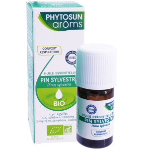 PHYTOSUN AROMS HE PIN SYLVESTRE BIO CONFORT RESPIRATOIRE 5ML