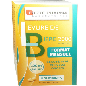 FORTE PHARMA LEVURE DE BIERE 2000 4 SEMAINES BOITE DE 56 COMPRIMES