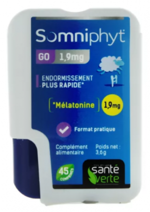 SOMNIPHYT GO 1,9mg 45 comprimés Santé Verte