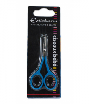 Estipharm Ciseaux Lames Droites Arrondies Bébé
