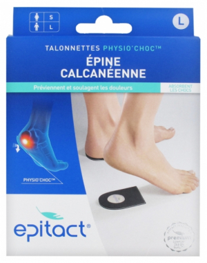 Epitact Talonnettes 1 paire au Physio'Choc Epine Calcanéenne - Taille : L - Homme