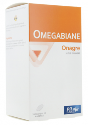 Pileje Omegabiane Onagre complément alimentaire - 100 capsules