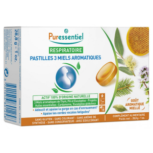 Respiratoire Pastilles 3 Miels Aromatiques - 18 Pastilles