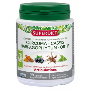 Quatuor Bio Articulations Curcuma Cassis - 150 gélules