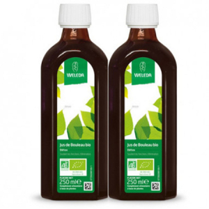 Weleda Duo Détox Jus de Bouleau Bio Lot de 2 x 250 ml