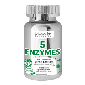5 Enzymes - 60 gélules