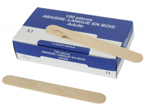 Abaisse langue bois adulte boîte de 100