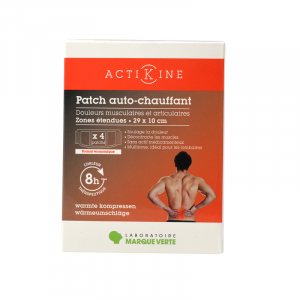 ACTIKINE PATCH AUTO-CHAUFFANT 29 x 10 cm Boîte de 4