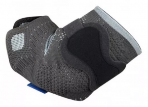 THUASNE Silistab Epi - Bandage de Contention pour le Coude avec Inserts en Silicone Profilés Gris Taille 5